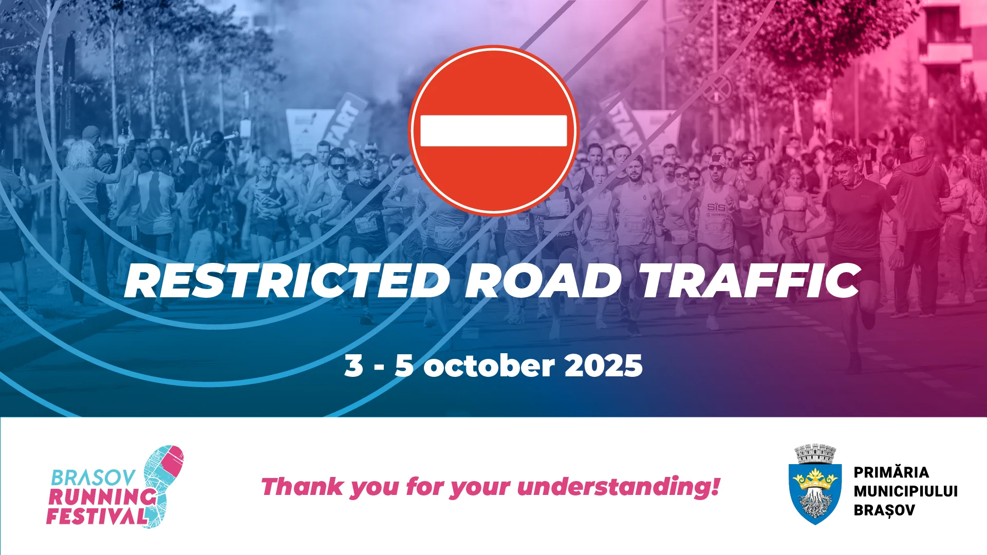Traffic restrictions during Brașov Running Festival – October 4-5
