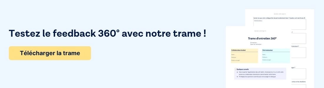trame de feedback 360