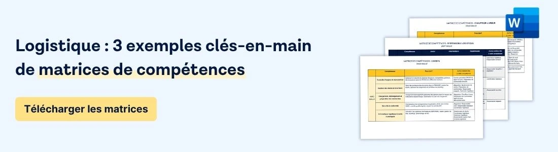 exemples de matrices de compétences word
