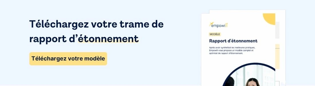 rapport d'étonnement