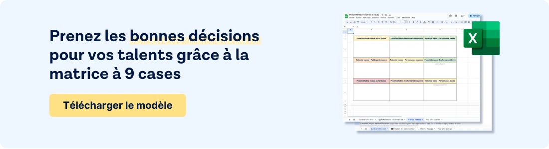utiliser une matrice 9 box pour les revues de performance