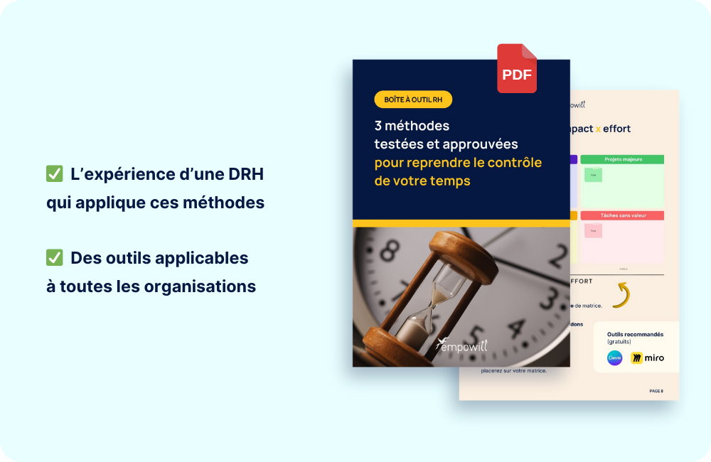 conseils de RH pour optimiser son temps
