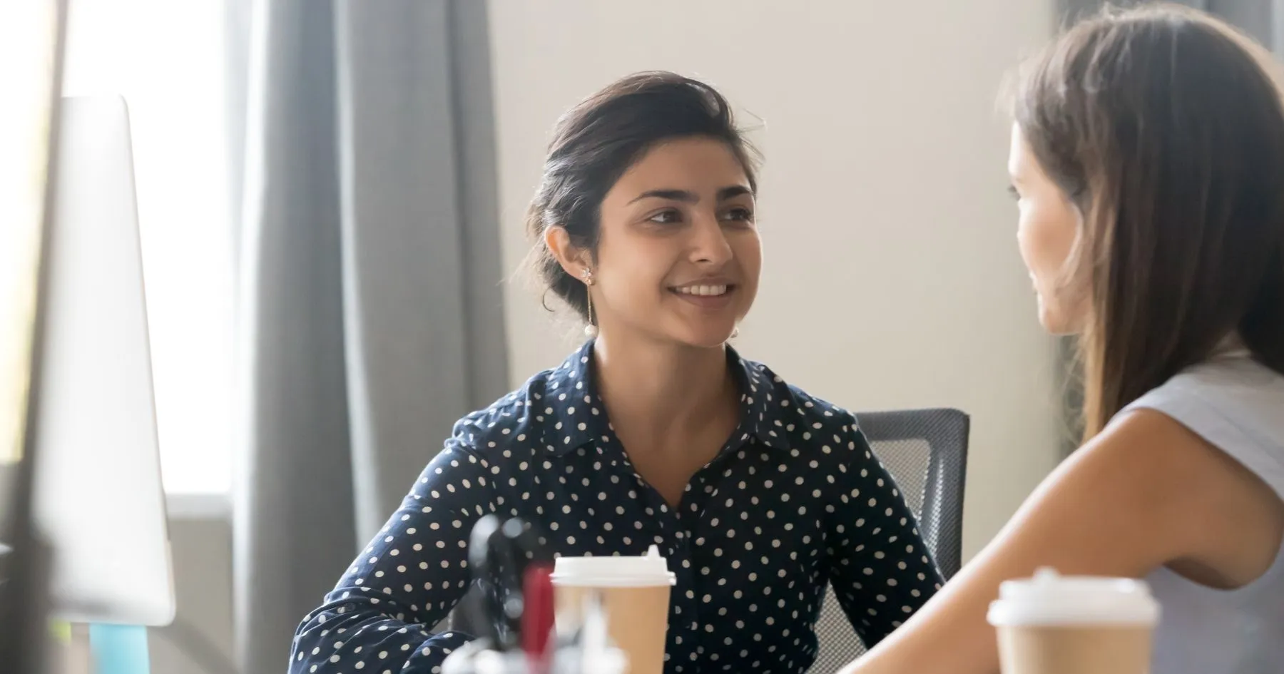 Entretien professionnel entre deux femmes