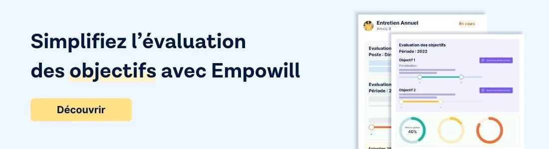 simplifiez l'évaluation des objectifs avec le logiciel  Empowill