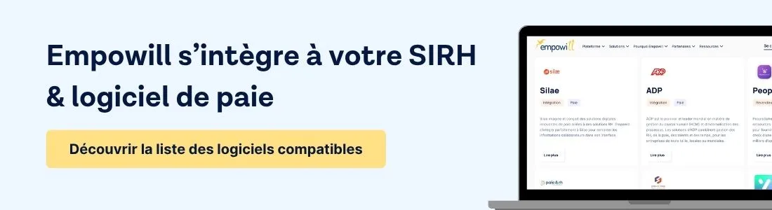 sirh et logiciel de paie compatibles avec Empowill