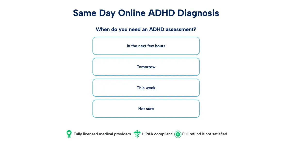 online adhd diagnosis