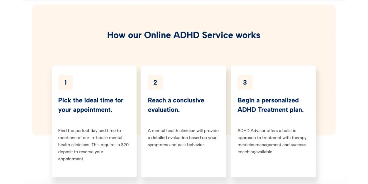 how our online adhd service works