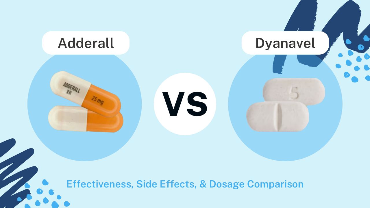 Dyanavel vs Adderall: Side Effects, Effectiveness, and Dosage Comparison