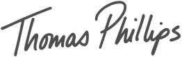 The signature of Thomas Phillips Co-founder and CEO at DTC SEO Agency