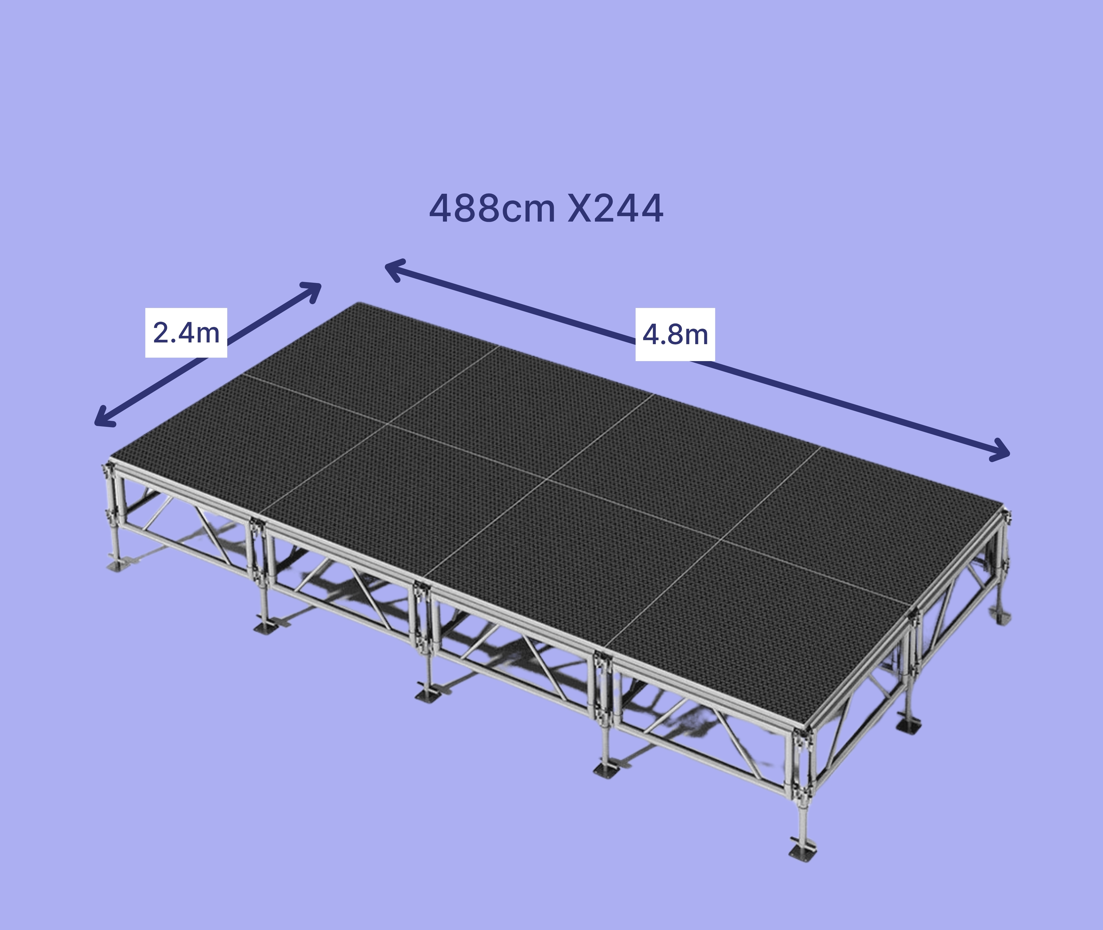 Portable Stage Platform 2.4m X 4.8m