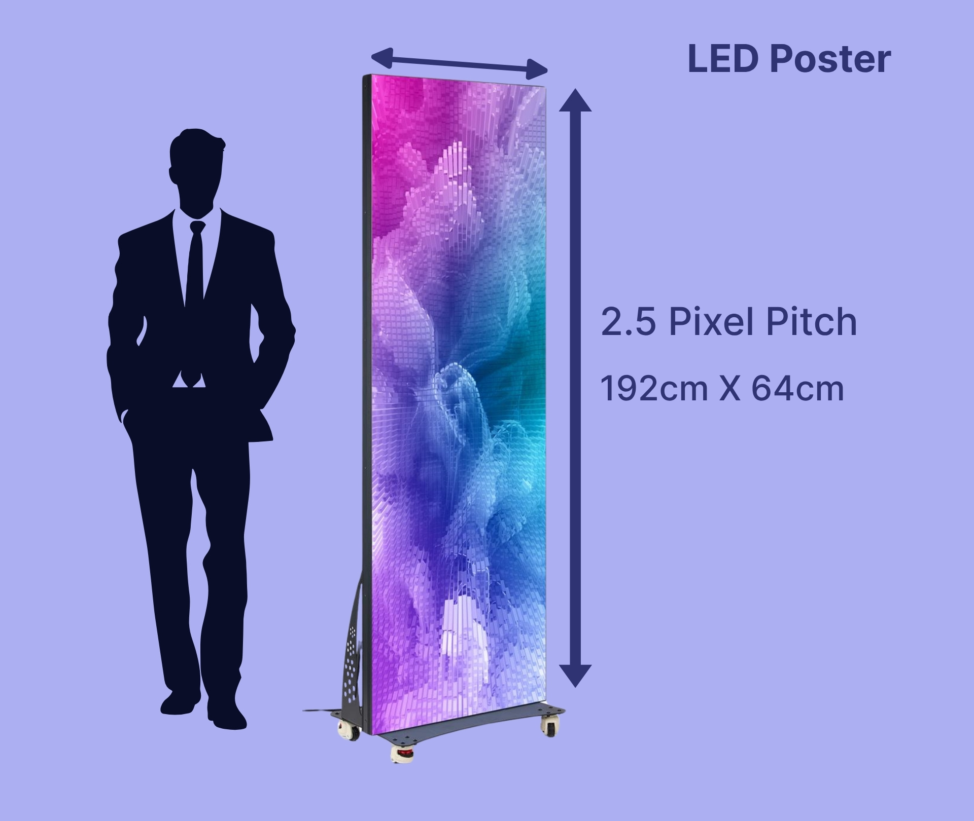 LED Poster Display 2.5mm Pixel Pitch