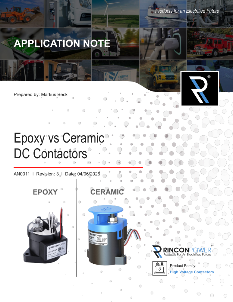 Epoxy vs Ceramic DC Contactors