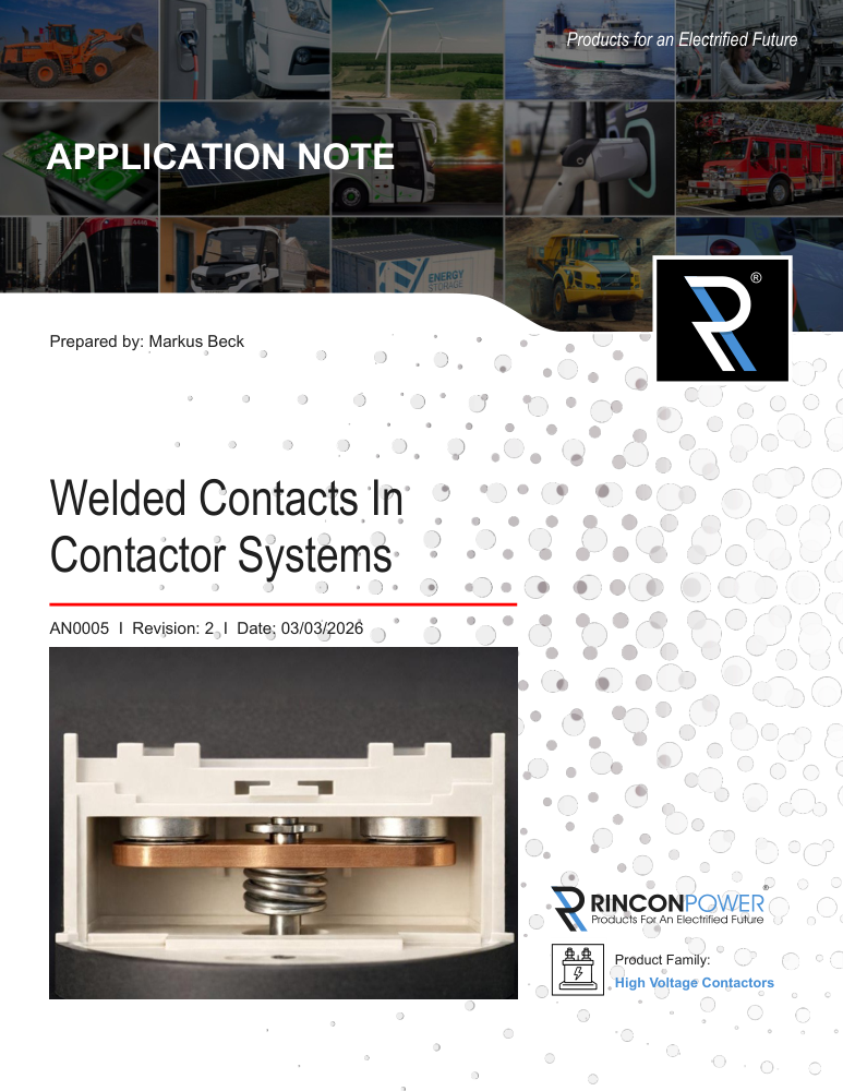 Welded Contacts in Contactor Systems