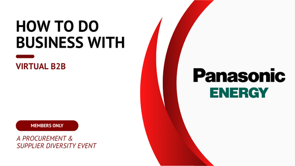 Virtual B2B Networking: How to Do Business with Panasonic Energy Corporation of North America (PECNA)