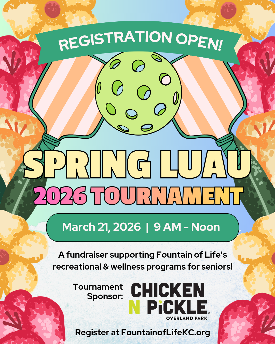 2026 Spring Luau Pickleball Tournament