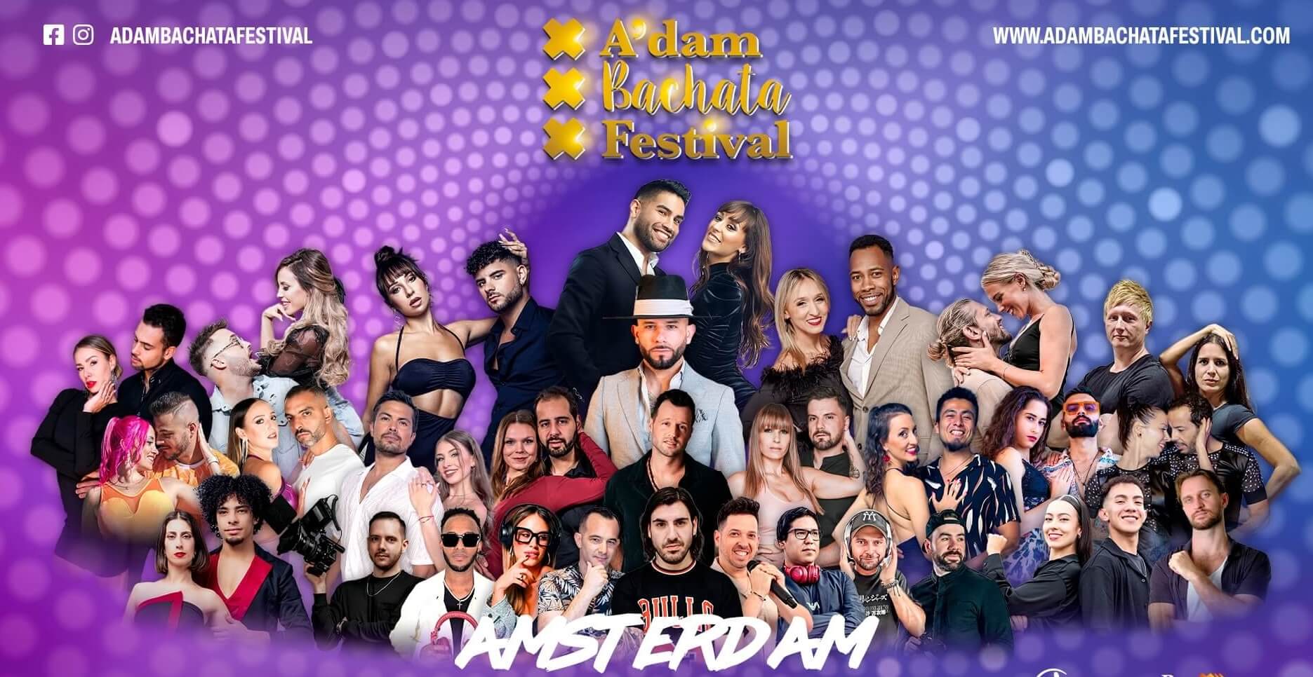 grafica adam bachata festival 2025