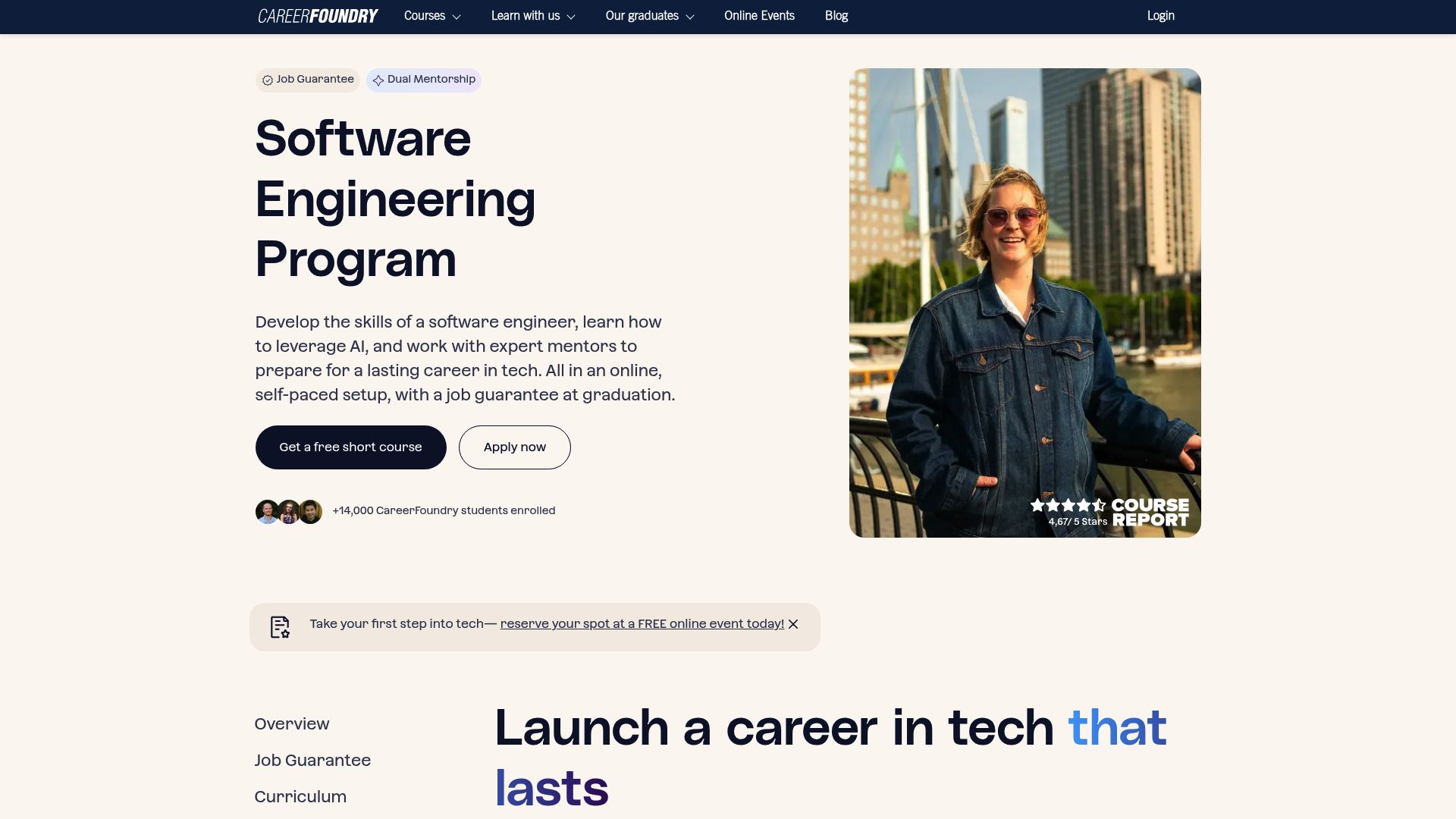 Топ 8 Coding School 2025: Лучшие Онлайн-Школы Программирования - CareerFoundry Full-Stack Web Development Program