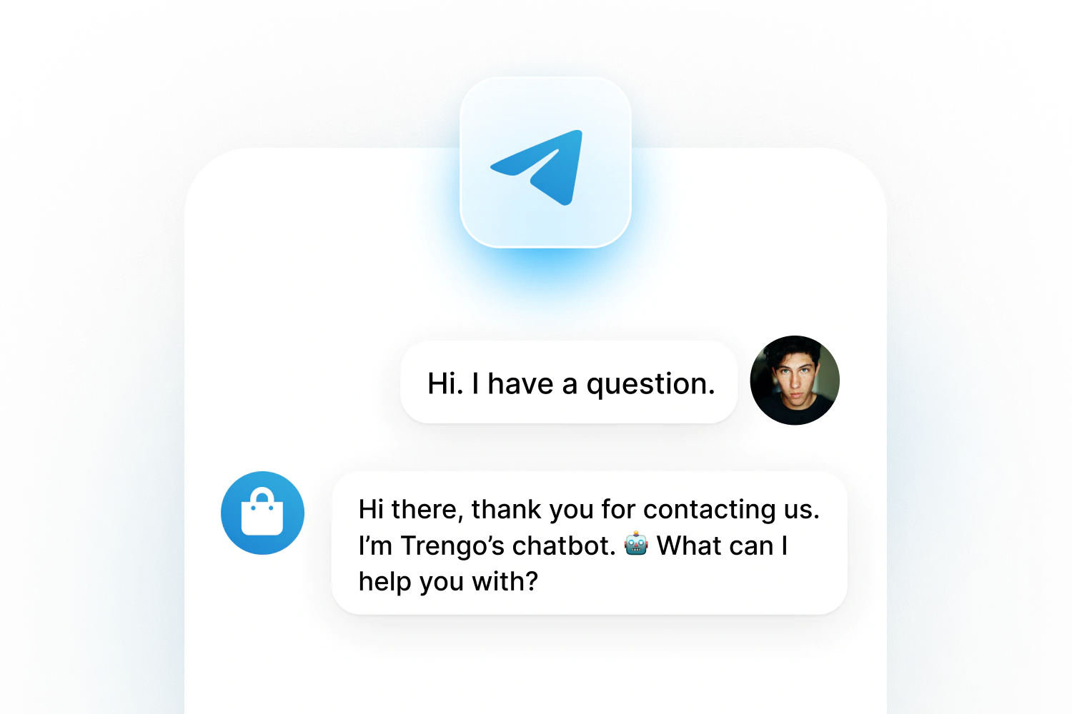 An example of a telegram auto-reply
