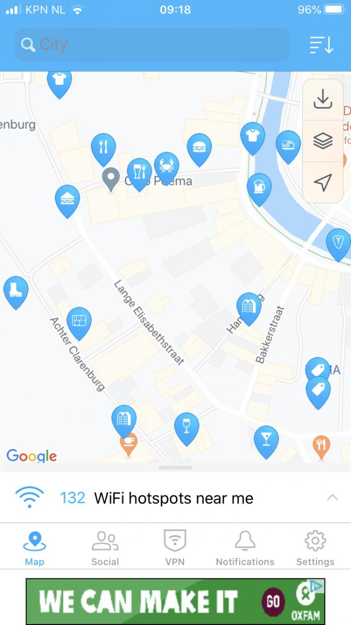 Wifi map