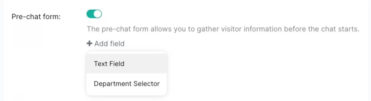 Lead capture in omnichannel widget