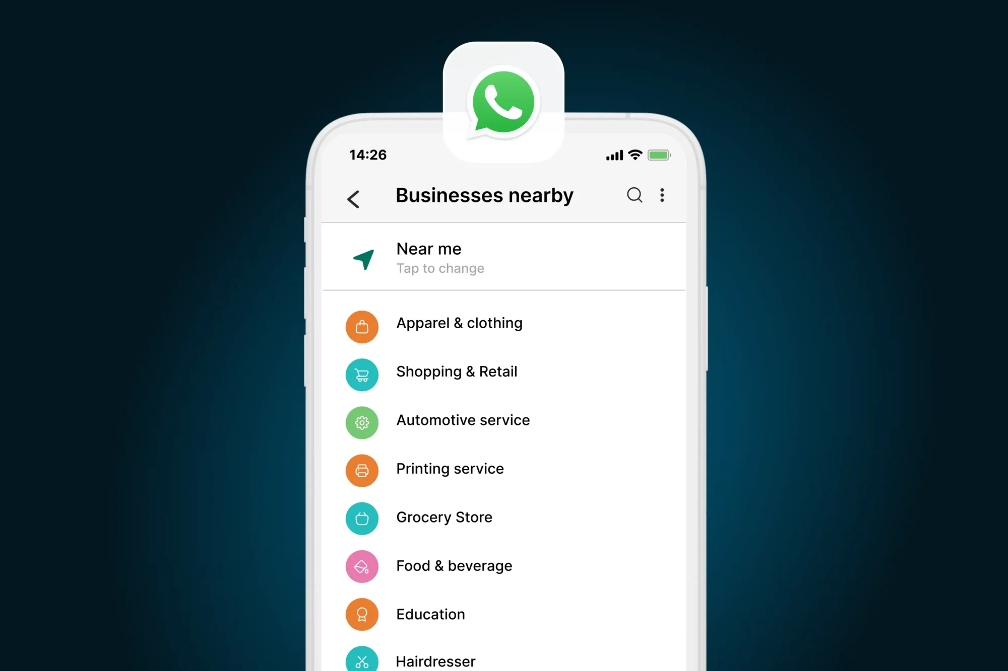 WhatsApp Business yellow pages