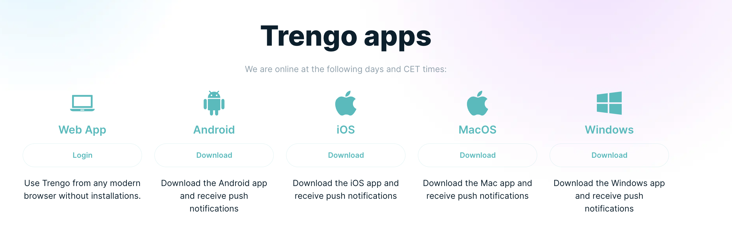 Trengo apps