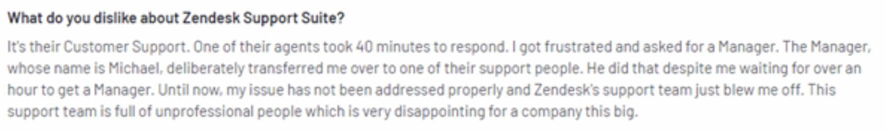 Zendesk customer support review