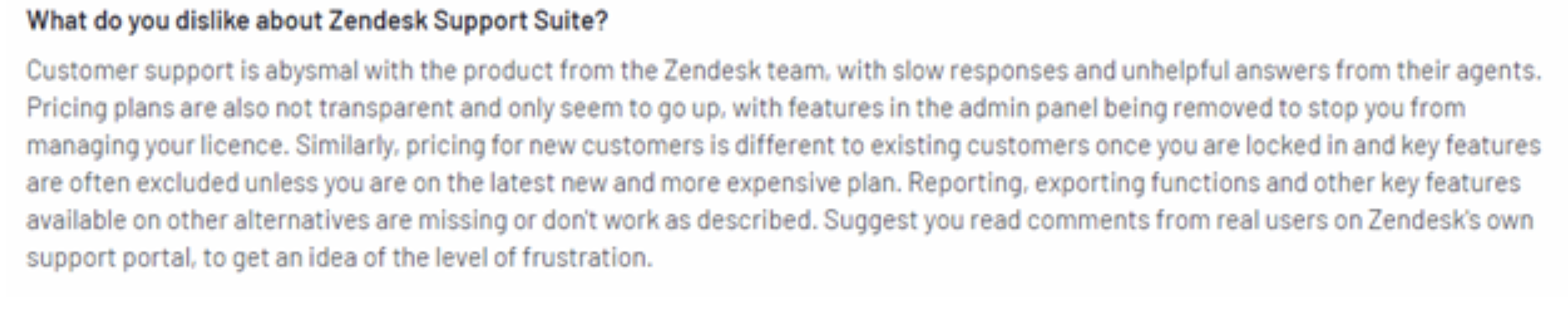Zendesk customer support review