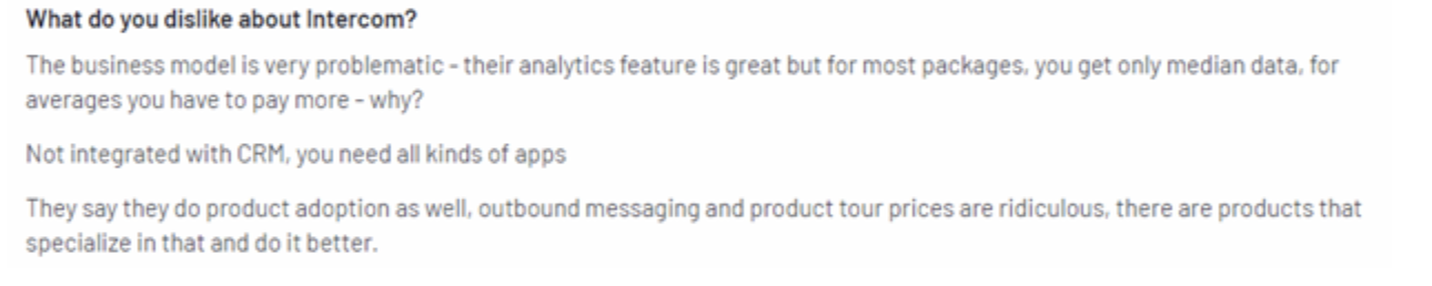 Intercom customer review