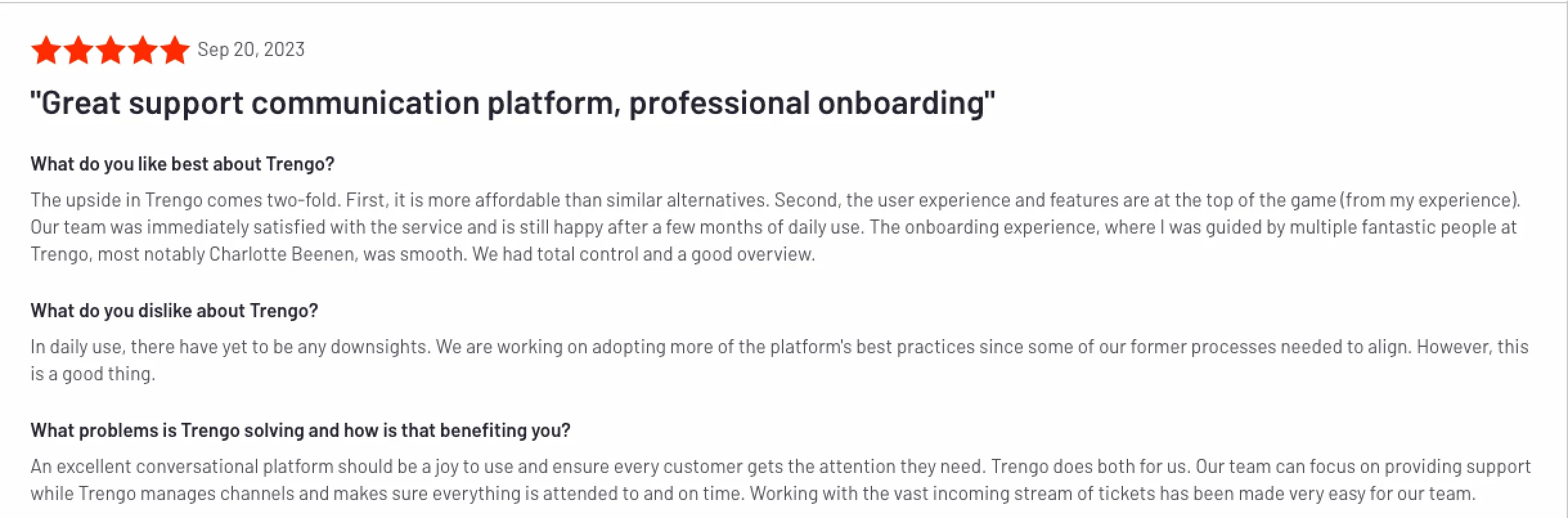 Review Intercom alternatives for businesses Trengo