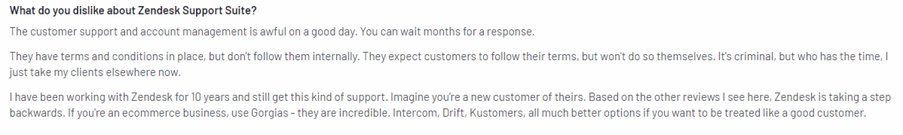 Zendesk alternative review