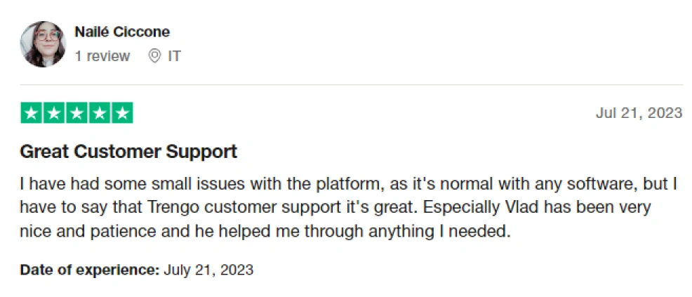Trengo review support
