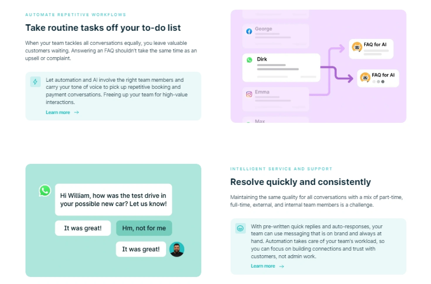 Trengo automation features