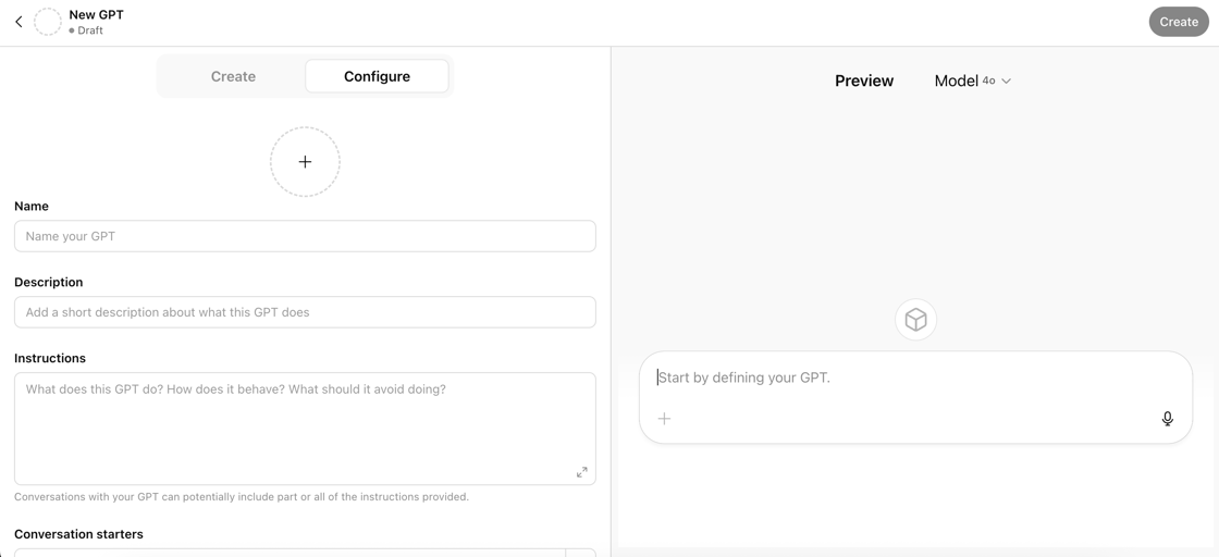 custom-gpt-create