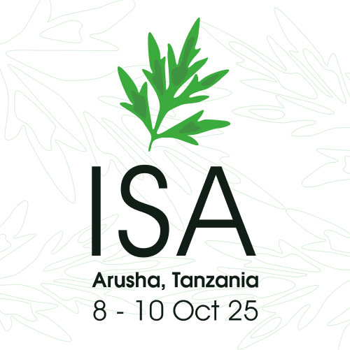 ISA logo with a green leaf above the acronym and text stating Arusha, Tanzania, 8-10 Oct 25.
