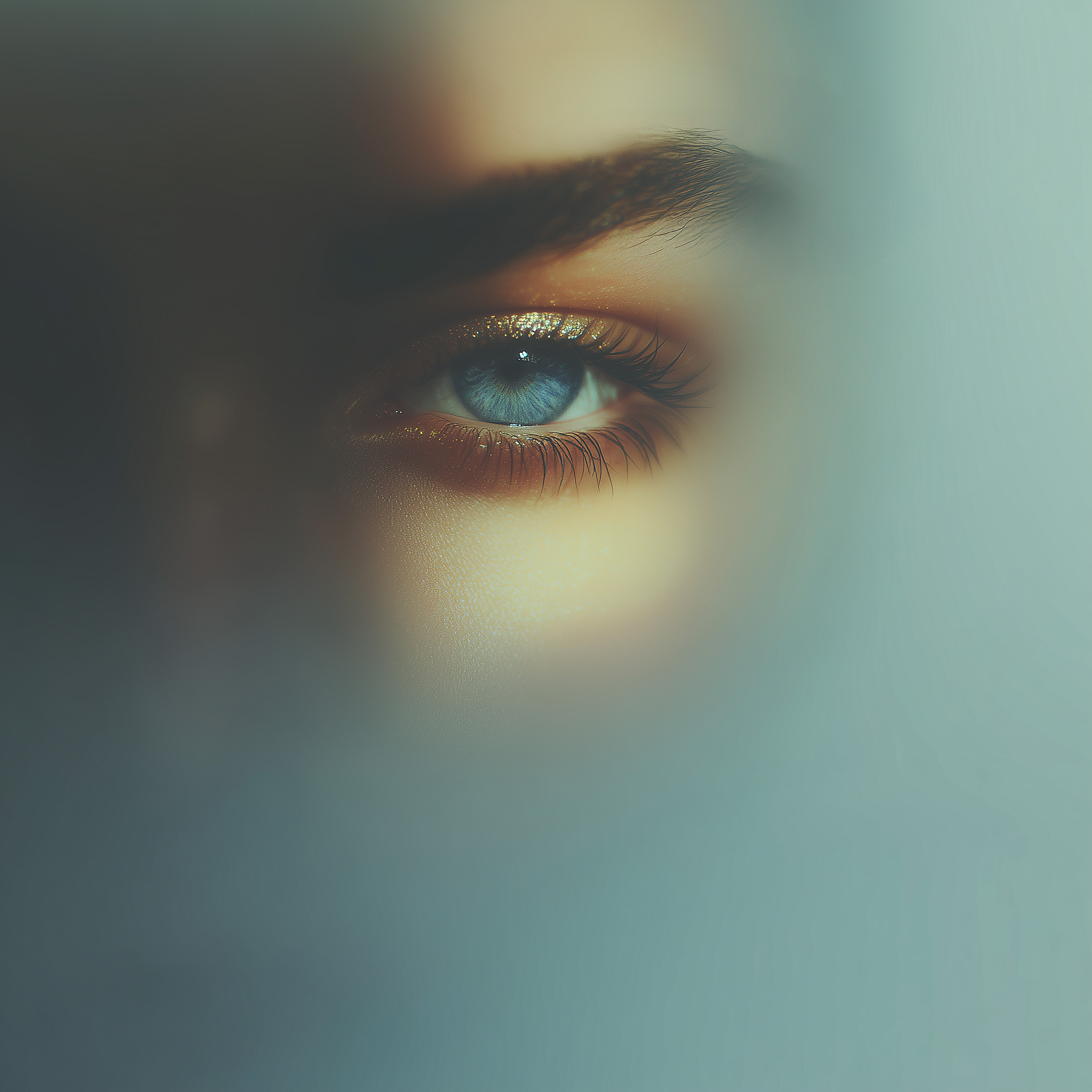 Close-up eye representing clarity and intuitive insight