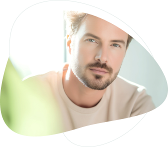 Organic masked portrait placeholder