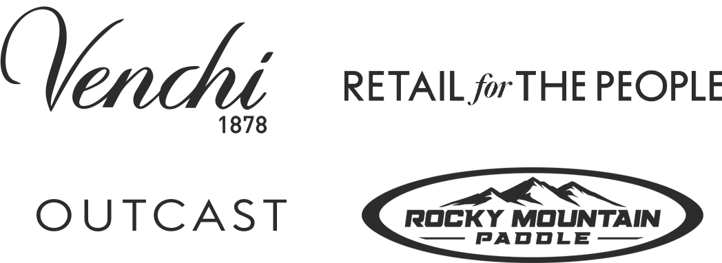 Venchi, Retail for the People, Outcast, and Rocky Mountain Paddle logos. A list of Puck lightweight ATS customers.