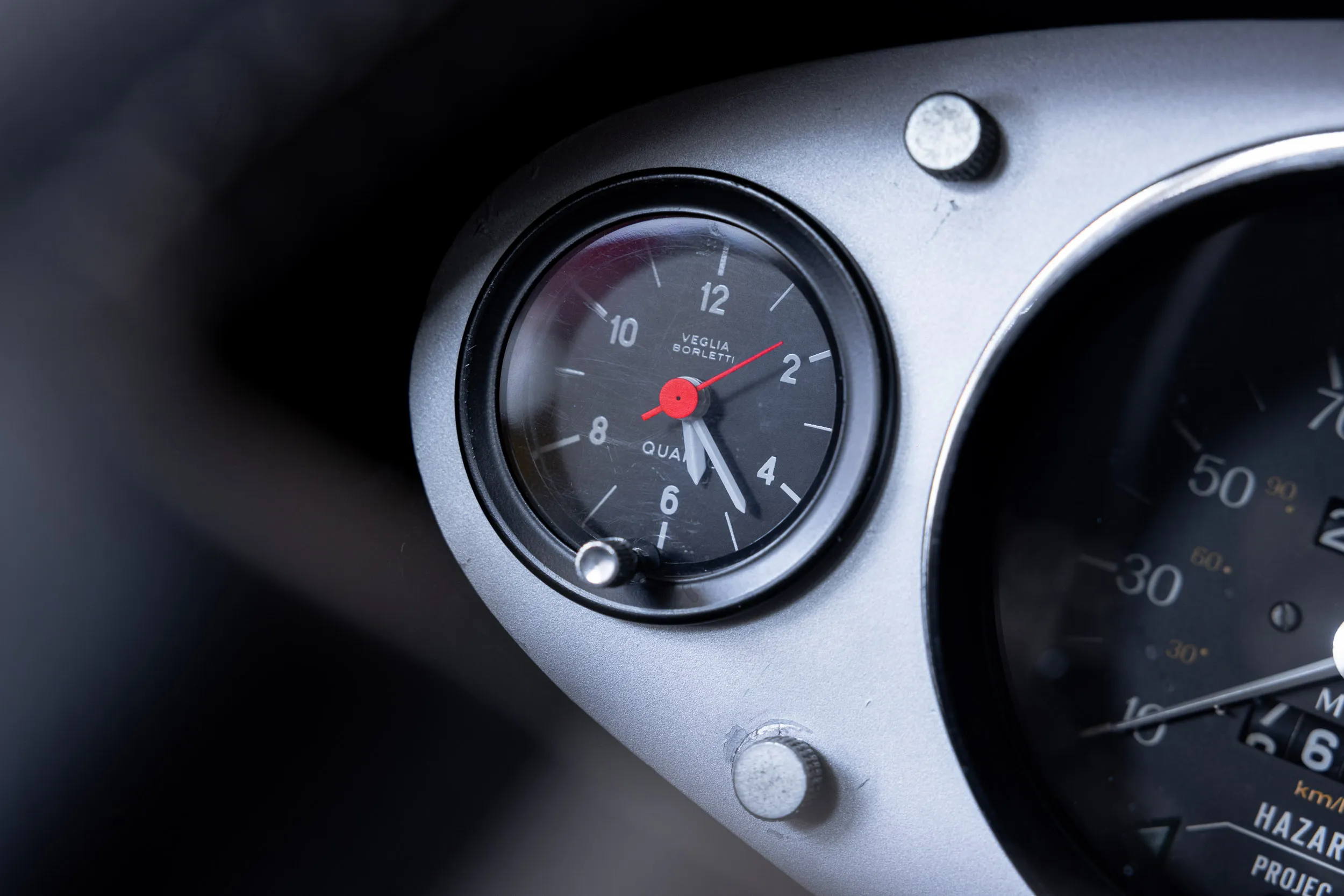 interior details view of Ferrari Dino 246 GT