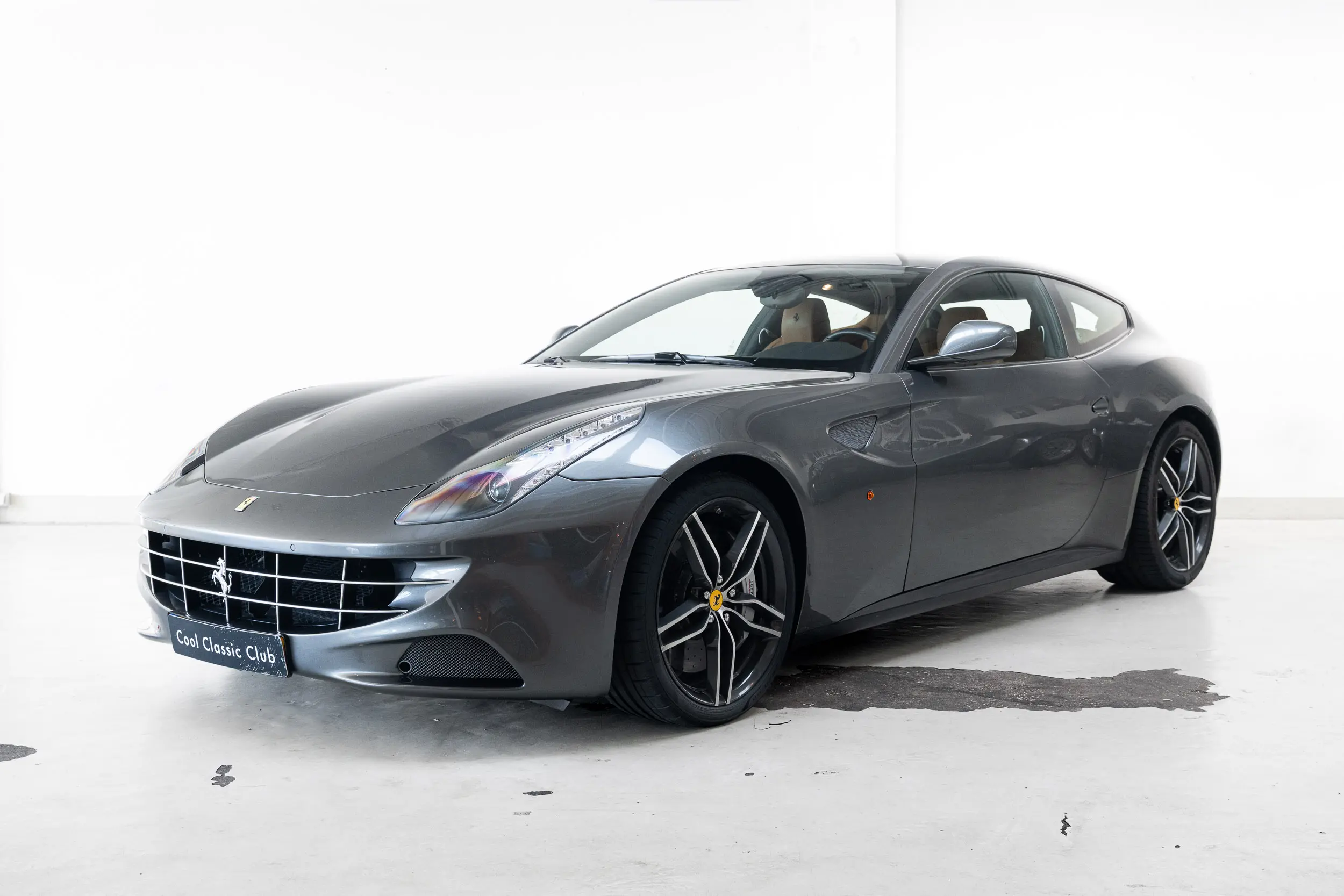 Oblique View of an Ferrari FF 6.3 V12 