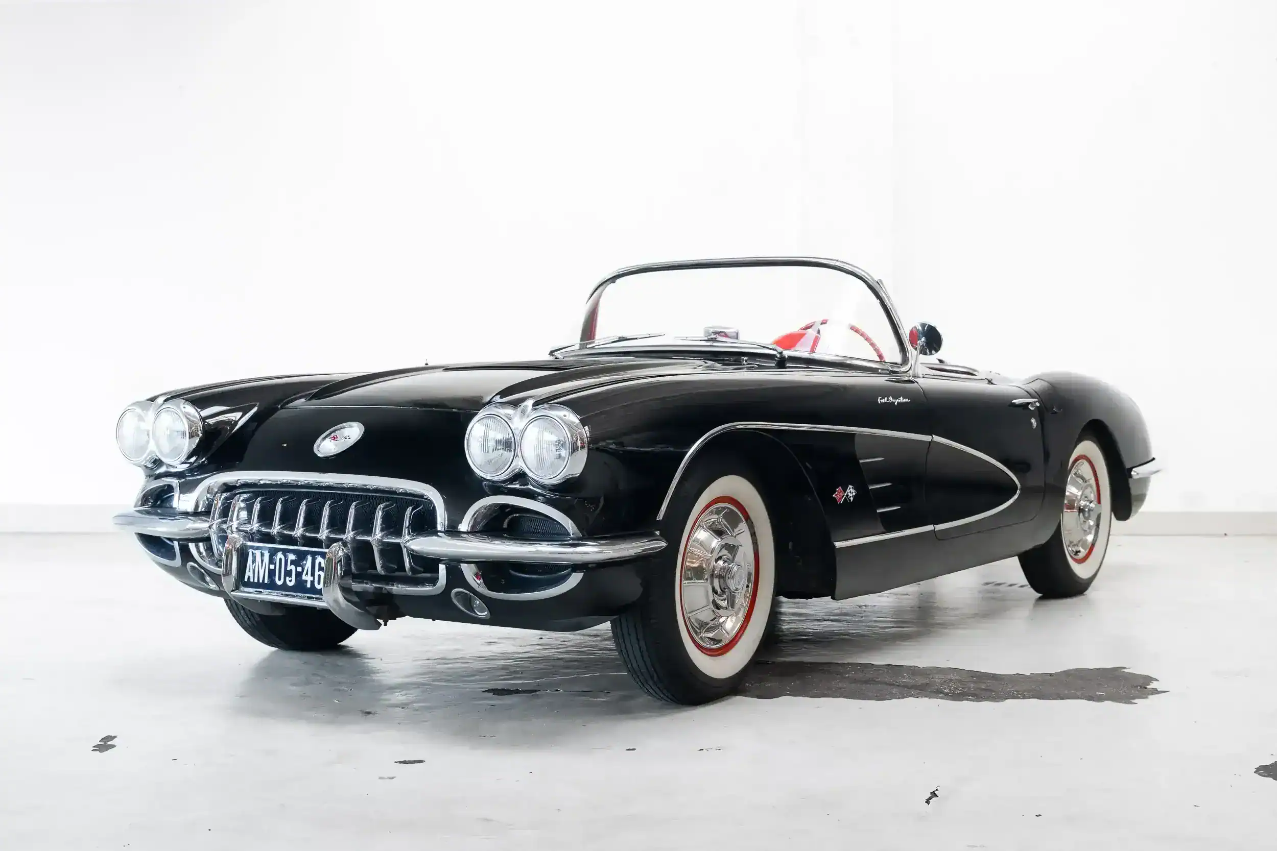 Oblique view of an Chevrolet Corvette C1
