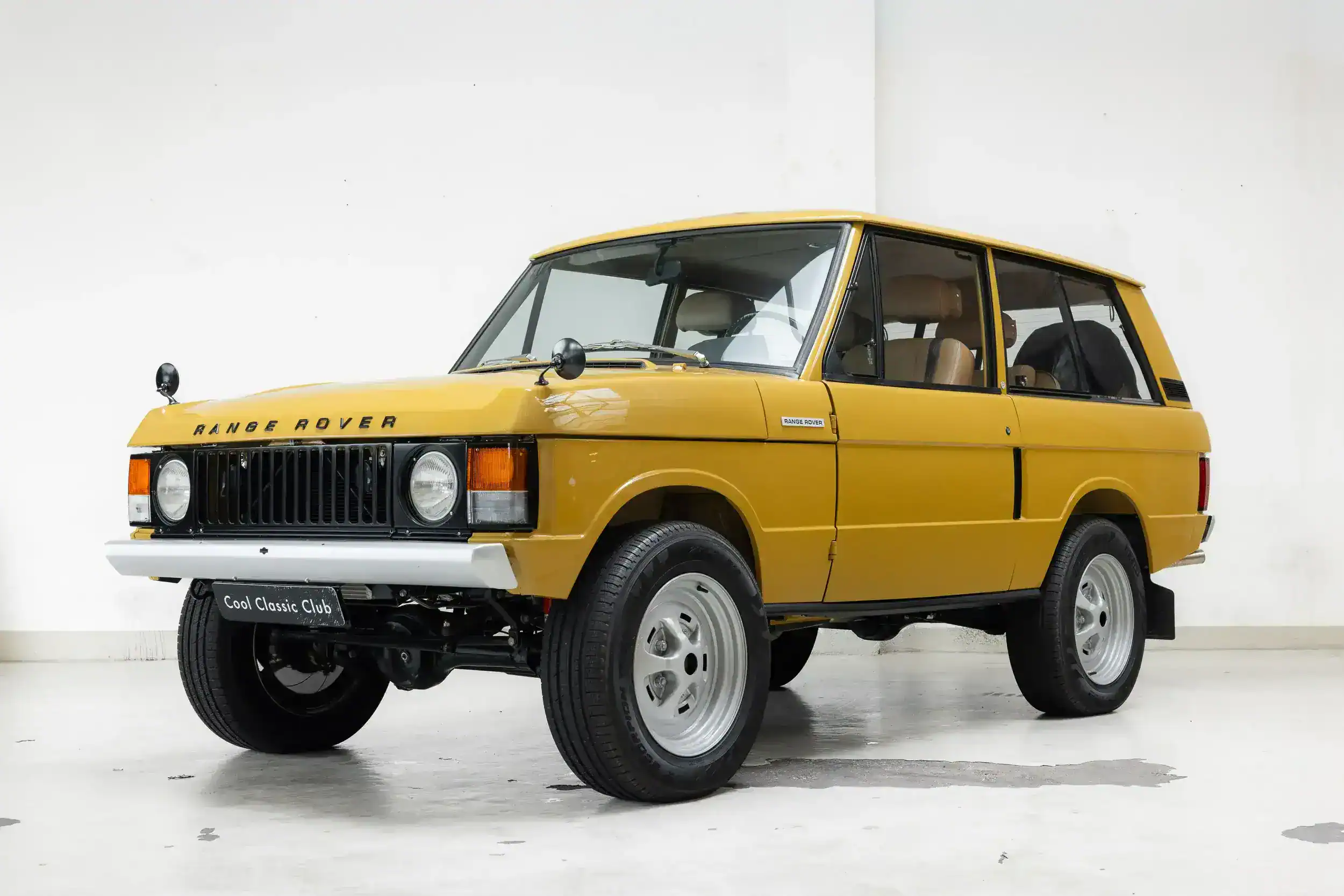 Front oblique view of the Land Rover Classic "Tophat"