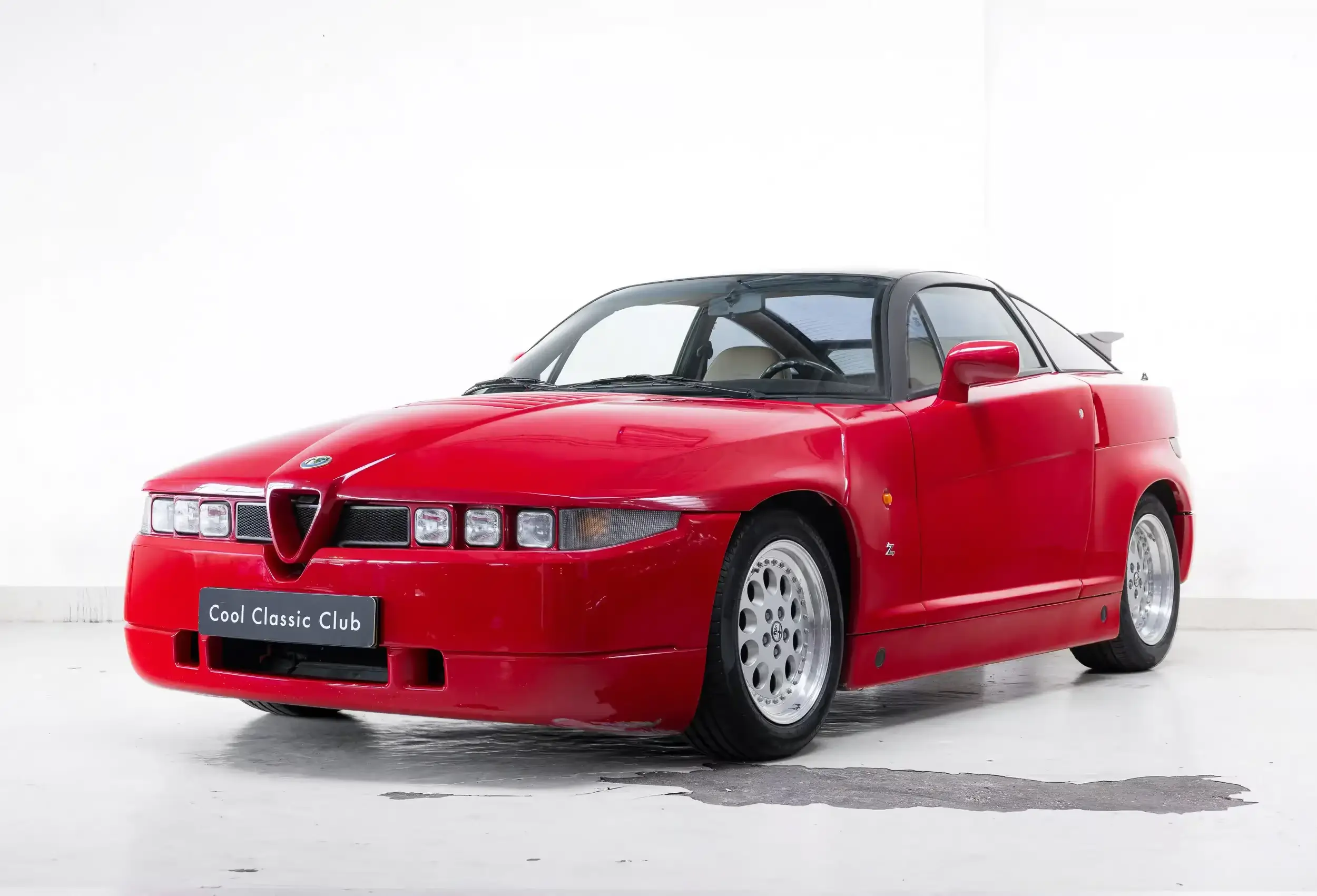 Front oblique view of the 1994 Rossa Alfa  Alfa Romeo SZ 3.0 V6