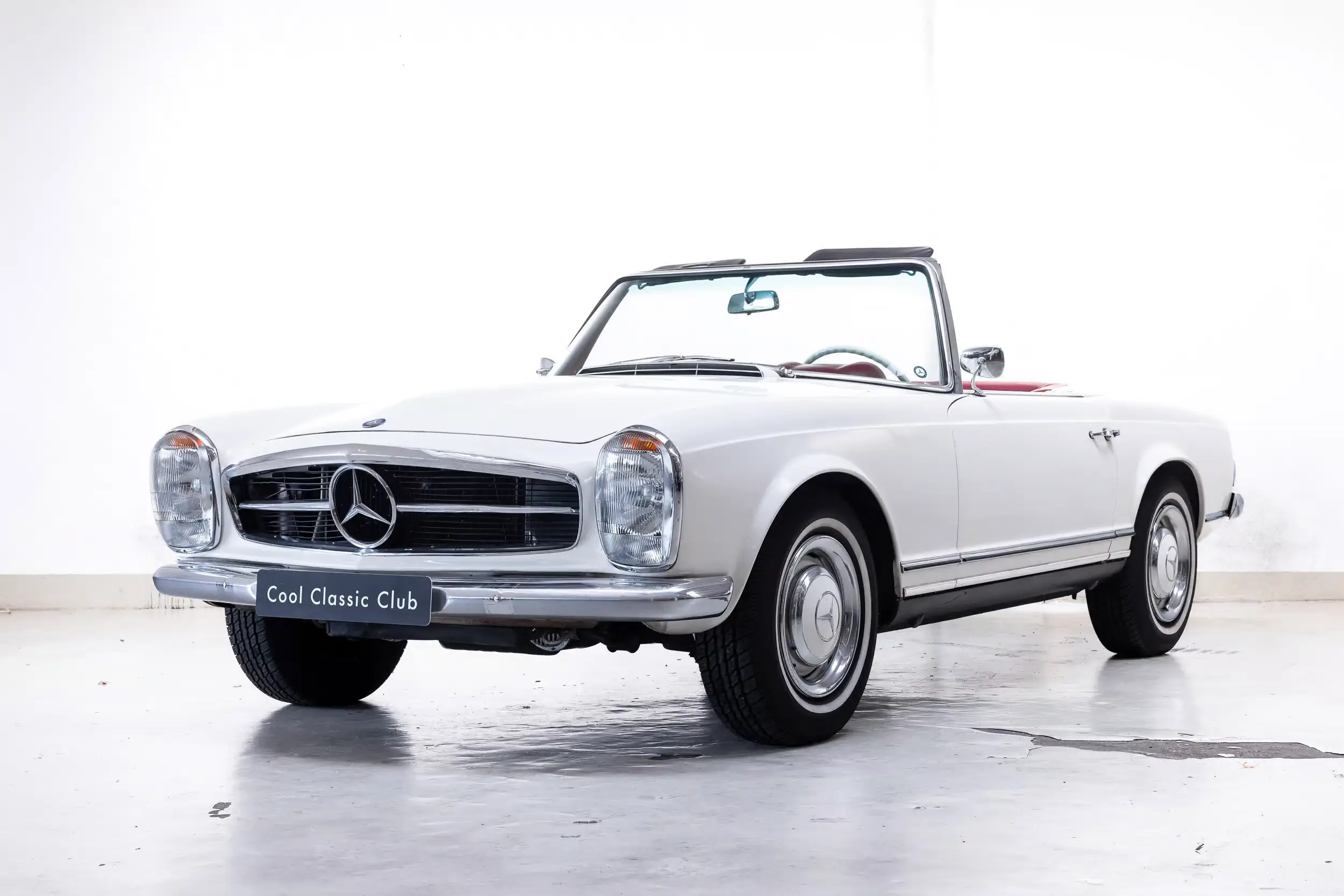 Front oblique view of the 1964 DB050 Mercedes-Benz 230 SL Pagode 