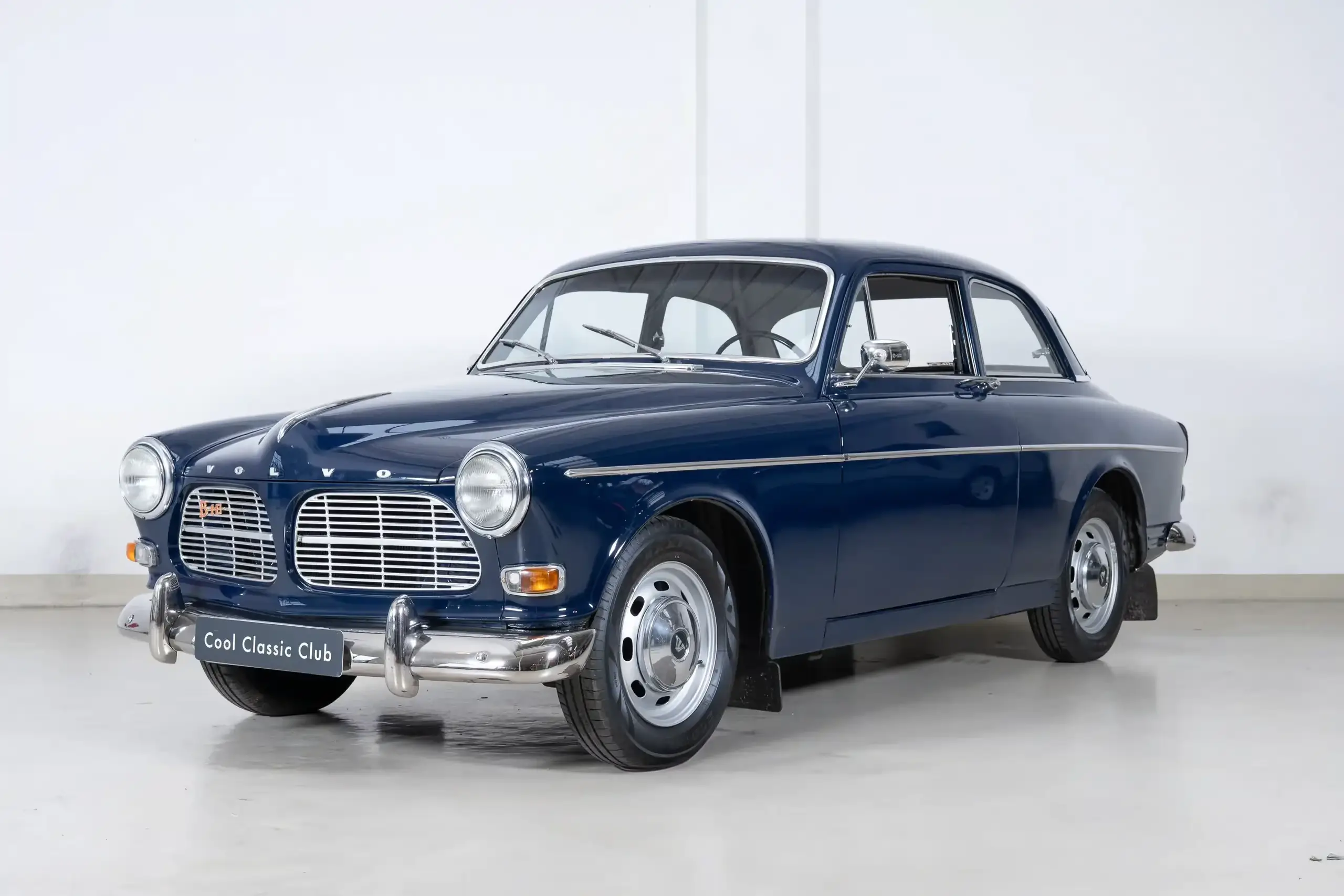 Front oblique view of the 1965 Code 96 Volvo Amazon B18