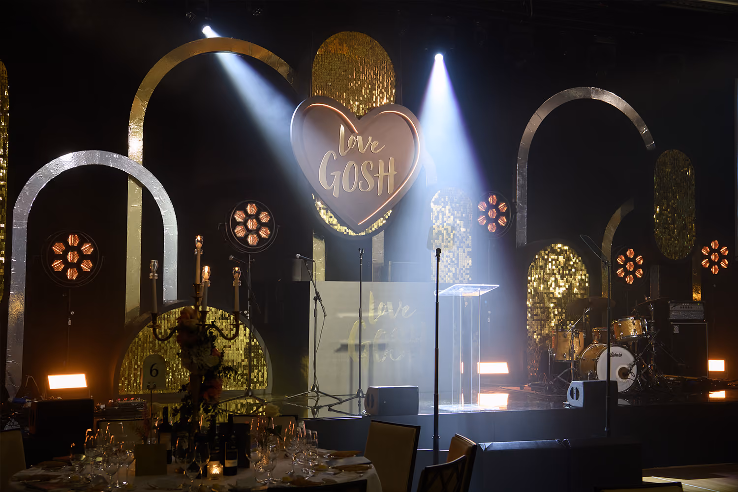 GOSH Stage set