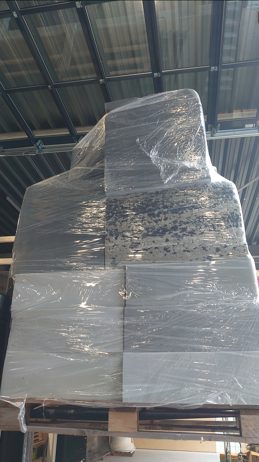 Bont gekleurde schuimblokken