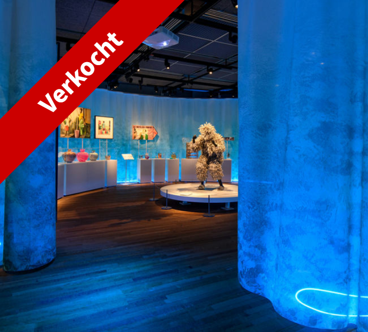 Vlaggendoek met waterprint