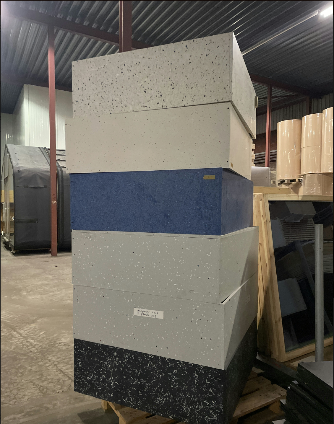 Hoekmeubel uit plastic