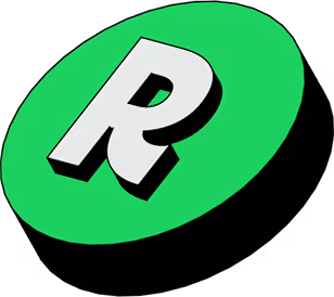 3D coin with Ramp Network logo